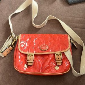 Coral Coach purse